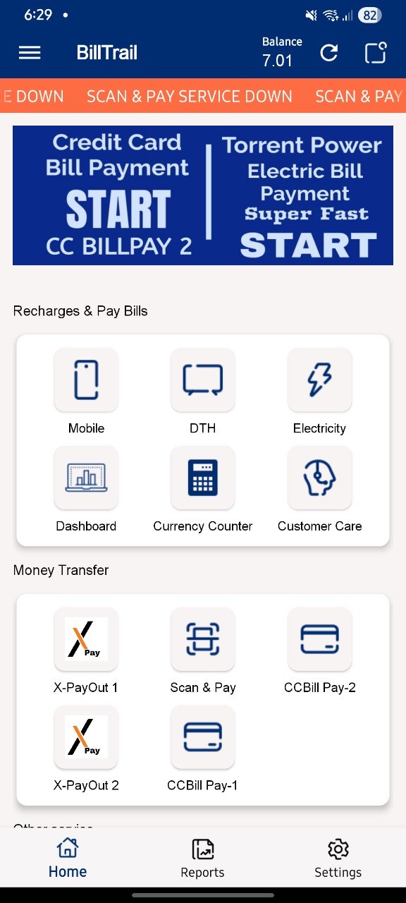 BillTrail App Preview